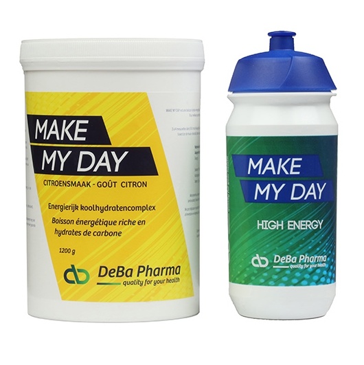 DEBA PHARMA HEALTH PRODUCTS MAKE MY DAY KOOLHYDRATENCOMPLEX (1 200 G) + TACX DRINKBUS