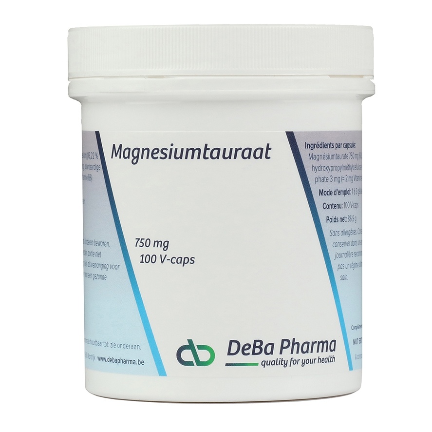 DEBA PHARMA HEALTH PRODUCTS MAGNESIUMTAURAAT (100 V-CAPS)