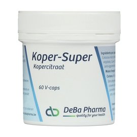 DEBA PHARMA HEALTH PRODUCTS KOPER SUPER (60 V-CAPS)