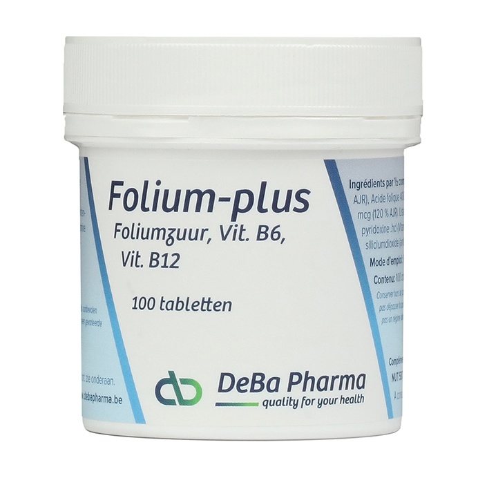 DEBA PHARMA HEALTH PRODUCTS FOLIUM PLUS (100 TABLETTEN)