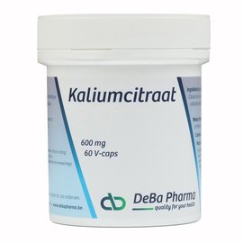 DEBA PHARMA HEALTH PRODUCTS KALIUMCITRAAT (60 V-CAPS)