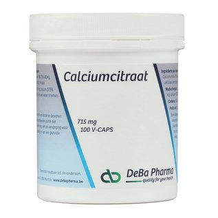 DEBA PHARMA HEALTH PRODUCTS CITRATE DE CALCIUM (100 V-CAPS)