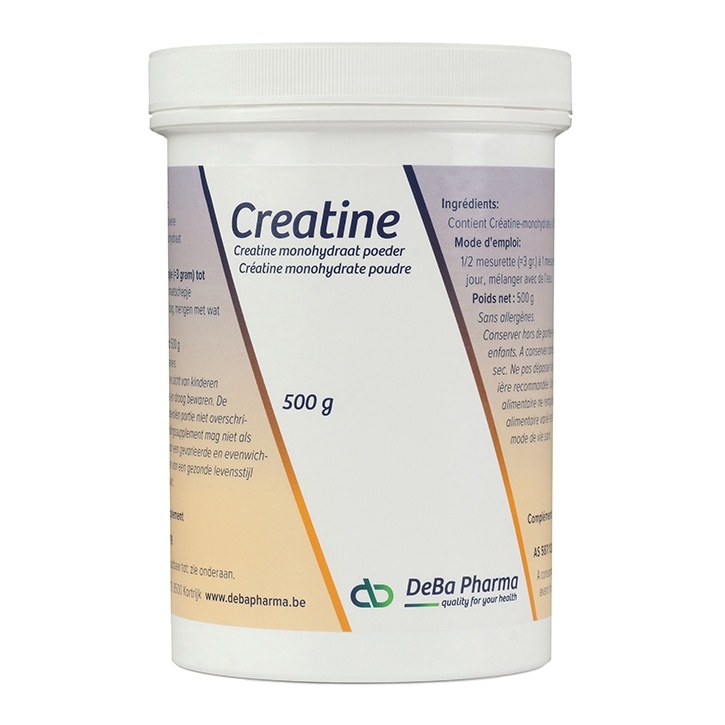 DEBA PHARMA HEALTH PRODUCTS CREATINE MONOHYDRAAT POEDER (500 G)