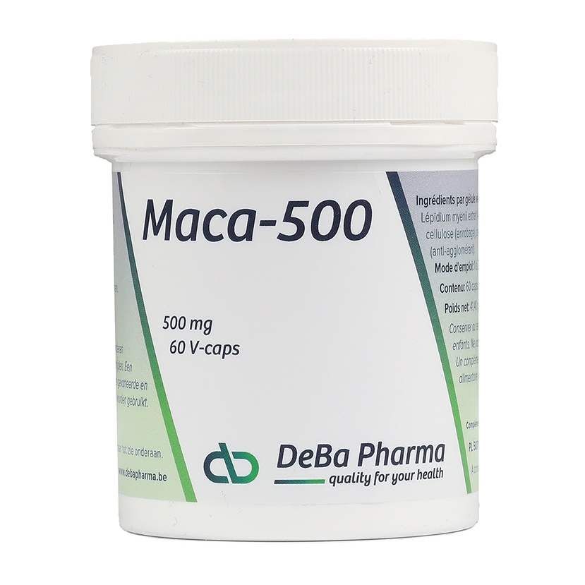 DEBA PHARMA HEALTH PRODUCTS MACA 500 (60 V-CAPS)