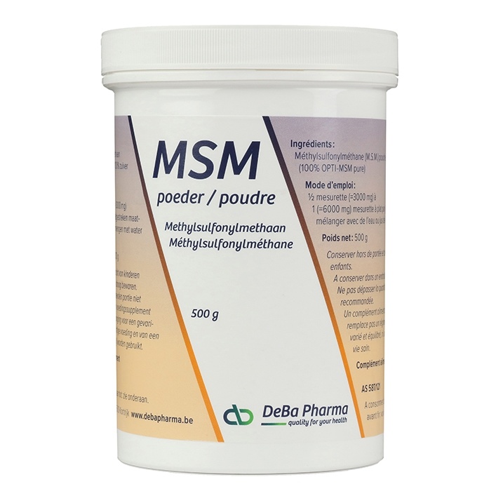 DEBA PHARMA HEALTH PRODUCTS MSM POEDER (500 G)