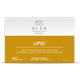 ALFA BY NUTRIFARMA NUTRICEUTICALS ALFA LIPID - COMBUSTION OPTIMALE DES GRAISSES (60 V-CAPS)