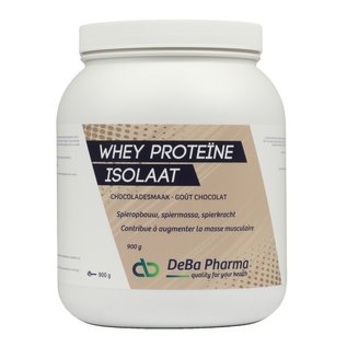 DEBA PHARMA HEALTH PRODUCTS ISOLAT DE PROTÉINES DE LACTOSÉRUM WHEY CHOCOLAT (900 G)