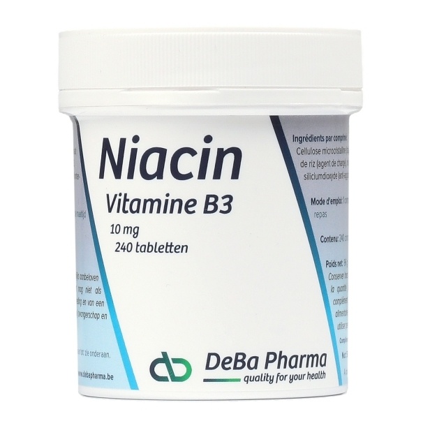 DEBA PHARMA HEALTH PRODUCTS NIACIN VITAMINE B3 (240 TABLETTEN)