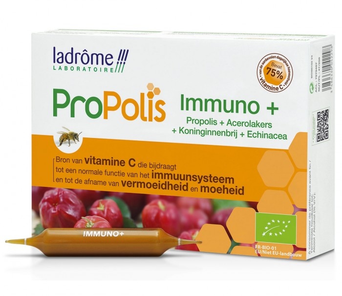 LADRÔME LABORATOIRE PROPOLIS BIOLOGISCHE IMMUNO+ AMPULLEN (20 X 10 ML)