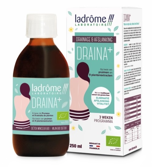 LADRÔME LABORATOIRE DRAINA+ DRAINAGE & AFSLANKING BIO (250 ML)