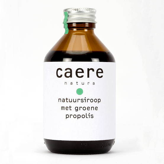 CAERE NATURA GREEN PROPOLIS NATUURSIROOP MET GROENE PROPOLIS 30 % ALCOHOLVRIJ (200 ML)