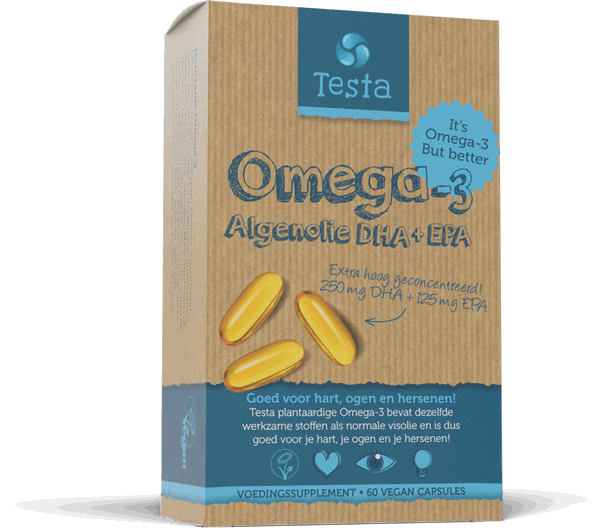 TESTA OMEGA 3 ALGENOLIE DHA+EPA VEGAN (60 V-CAPS)