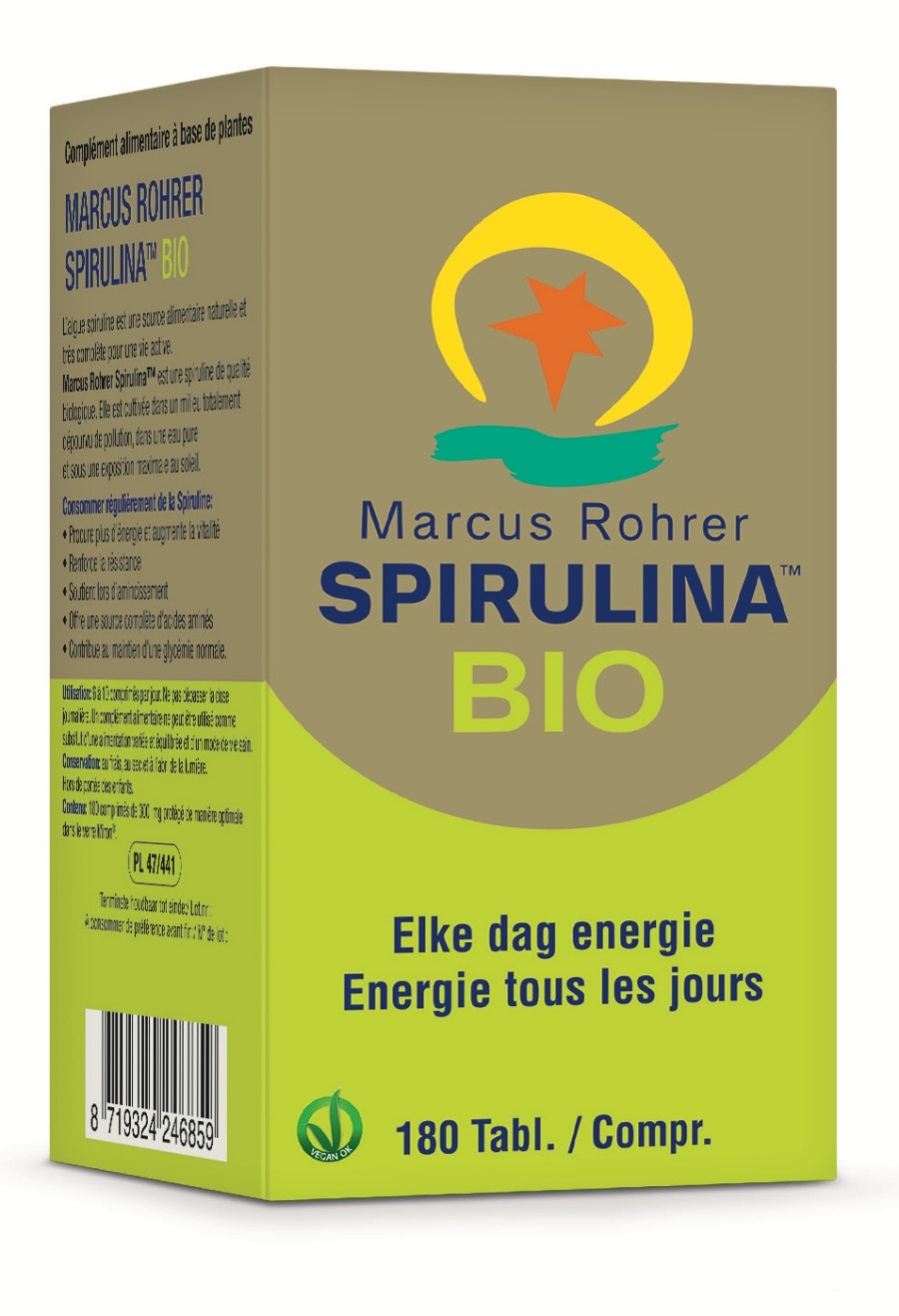 MARCUS ROHRER SPIRULINA MARCUS ROHRER BIOLOGISCHE SPIRULINA (180 TABLETTEN)