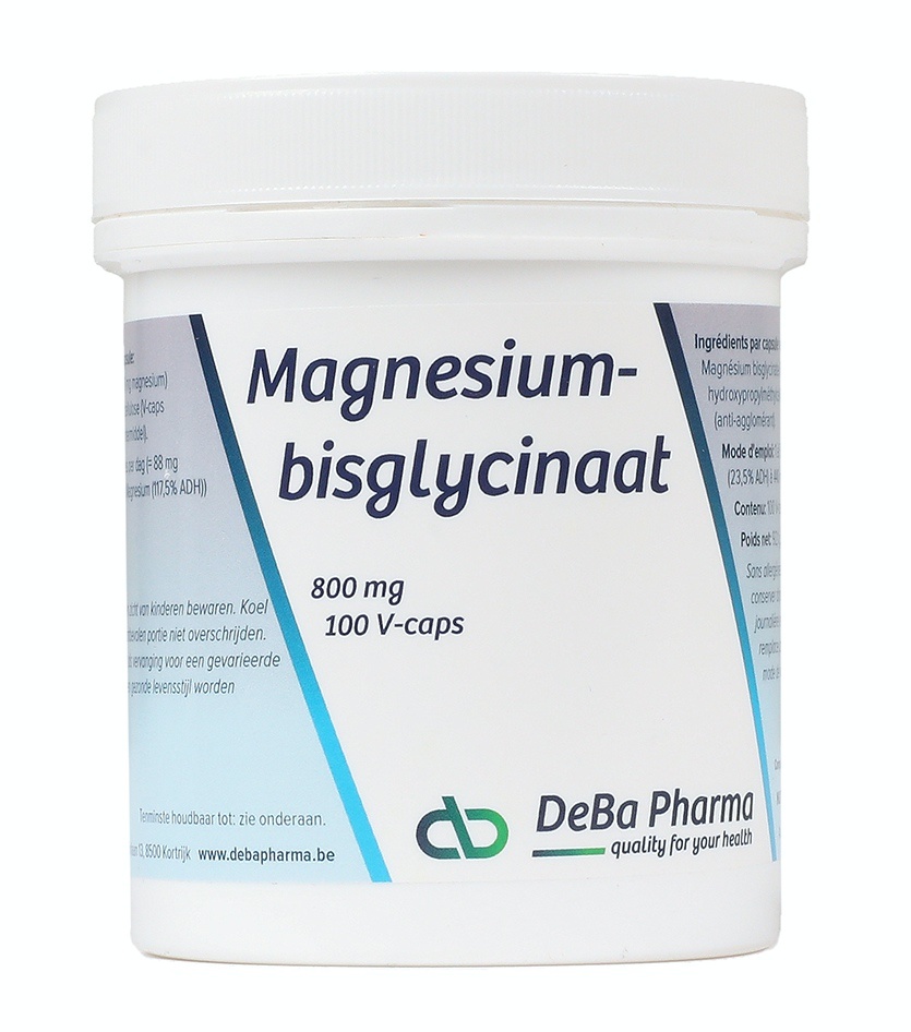 DEBA PHARMA HEALTH PRODUCTS MAGNESIUMBISGLYCINAAT (100 V-CAPS)