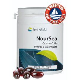 SPRINGFIELD NUTRACEUTICALS NOURSEA CALANUS OLIE 500 MG OMEGA 3 WAX ESTERS (180 SOFTGELS)