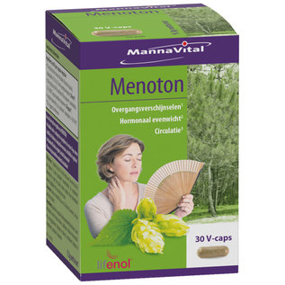 MANNAVITAL NATURAL PRODUCTS MENOTON - MENOPAUZE (30 V-CAPS)