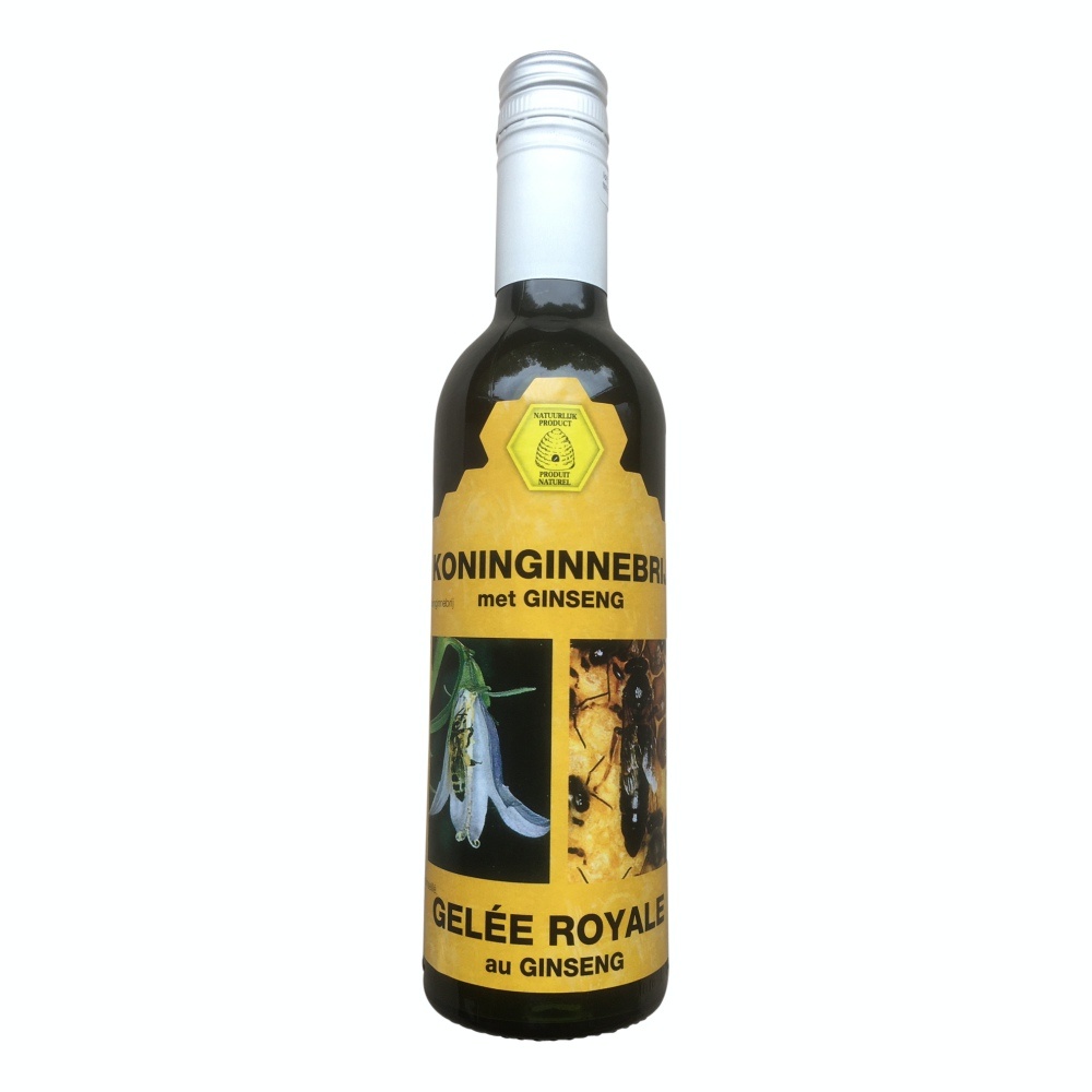 BIJENHOF BEE PRODUCTS KONINGINNEBRIJ MET GINSENG (375 ML)