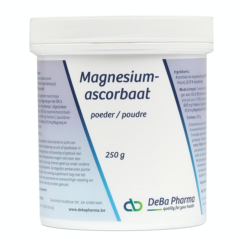 DEBA PHARMA HEALTH PRODUCTS MAGNESIUMASCORBAAT (250 G)
