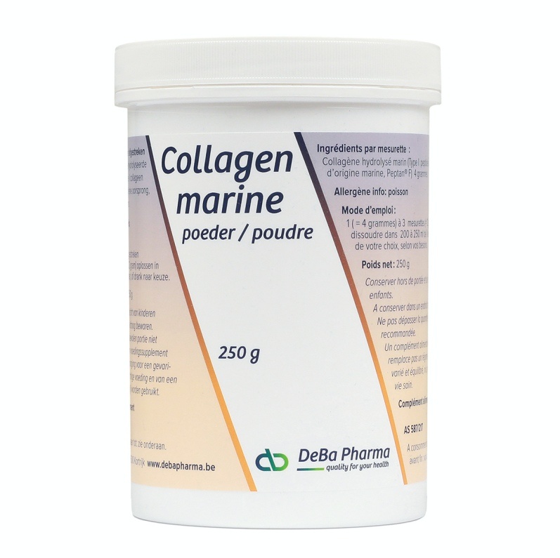 DEBA PHARMA HEALTH PRODUCTS COLLAGEN MARINE POEDER (250 G)