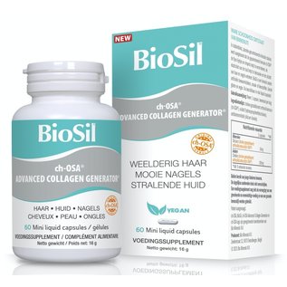 BIOSIL COLLAGEN BIOSIL PROTECTION DE COLLAGÈNE VEGAN (60 MINI LIQUID GÉLULES)