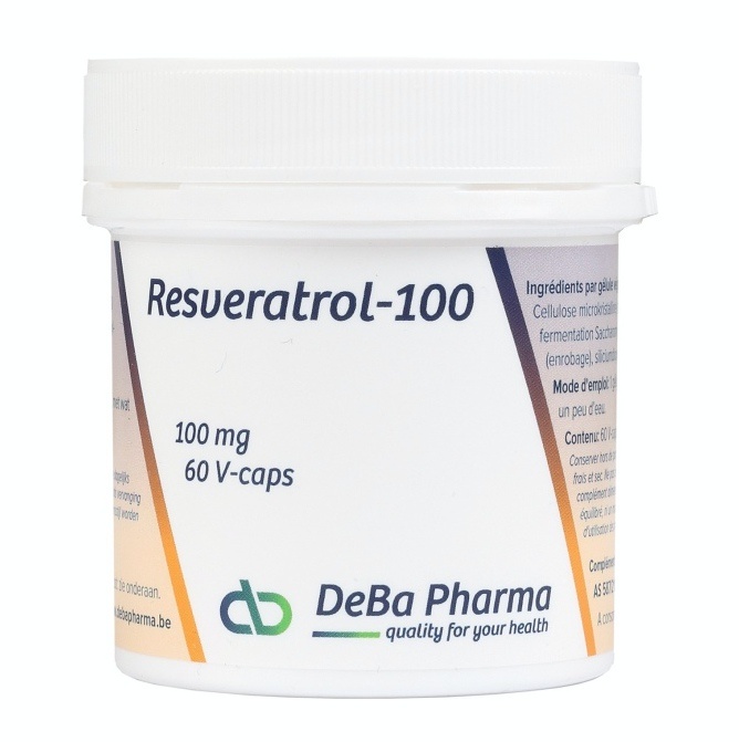 DEBA PHARMA HEALTH PRODUCTS RESVERATROL 100 (60 V-CAPS)