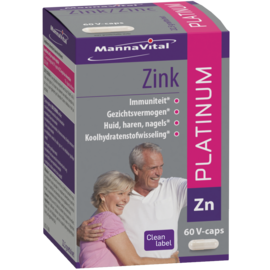 MANNAVITAL NATURAL PRODUCTS ZINC PLATINUM (60 V-CAPS)