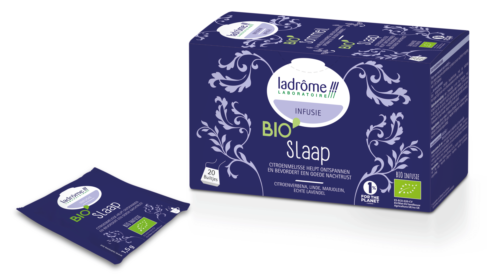 LADRÔME LABORATOIRE KRUIDENINFUSIE BIO SLAAP ( 20 BUILTJES)
