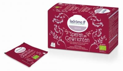 LADRÔME LABORATOIRE KRUIDENINFUSIE SPIEREN EN GEWRICHTEN ( 20 BUILTJES)