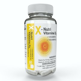 X-NUTRI  X- NUTRI VITAMINE D3 + E + K1 (60 CAPS)