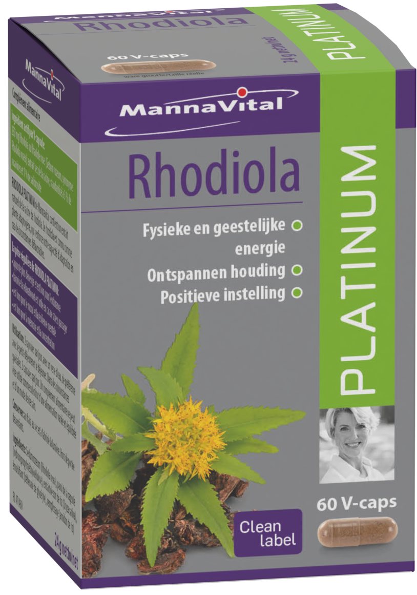 MANNAVITAL NATURAL PRODUCTS RHODIOLA PLATINUM (60 V-CAPS)