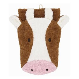 FÜRNIS GANT TOILETTE ENFANT VACHE (18 X 21 CM)