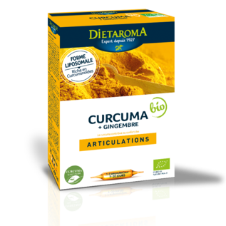 DIETAROMA CURCUMA + GINGEMBRE BIO (20 AMPOULES X 10 ML)