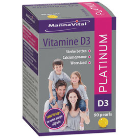 MANNAVITAL NATURAL PRODUCTS VITAMINE D3 PLATINUM (90 PEARLS)