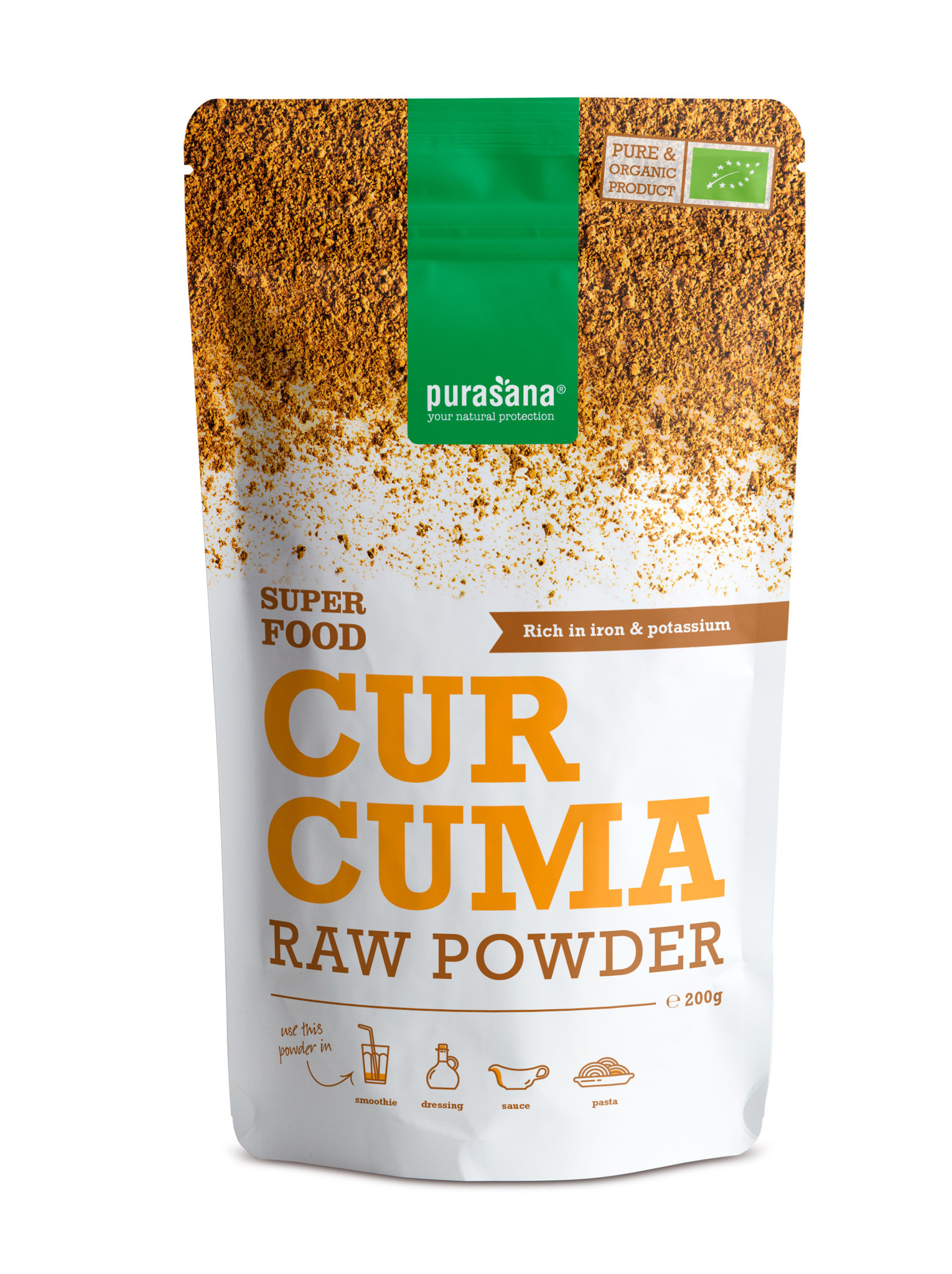 PURASANA NATURAL PROTECTION CURCUMA RAW POEDER (200 G)