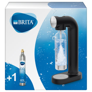 BRITA SODAONE BLACK BRUISWATERMACHINE INCLUSIEF 1 PET FLES EN 1 CO2 CILINDER