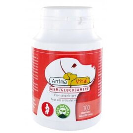ANIMAVITAL DOGS MSM - GLUCOSAMINE (100 TABLETTEN)