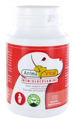 ANIMAVITAL DOGS MSM - GLUCOSAMINE (100 TABLETTEN)