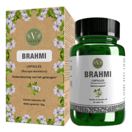 VANAN AYURVEDA BRAHMI - BACOPA MONNIERI (60 CAPS)