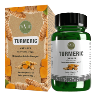 VANAN AYURVEDA TURMERIC - CURCUMA LONGA (60 CAPS)