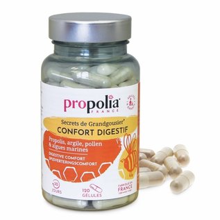 PROPOLIA BEE PRODUCTS CONFORT DIGESTIF PROPOLIS, ARGILE, POLLEN, ALGUES MARINES (120 CAPS)