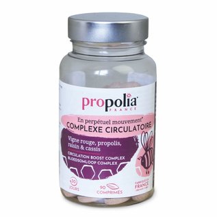 PROPOLIA BEE PRODUCTS COMPLEXE CIRCULATOIRE PROPOLIS ET VIGNE ROUGE (90 COMPRIMÉS)