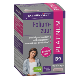 MANNAVITAL NATURAL PRODUCTS ACIDE FOLIQUE PLATINUM (90 V-CAPS)