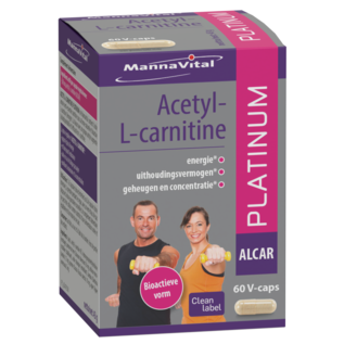 MANNAVITAL NATURAL PRODUCTS ACETYL-L-CARNITINE PLATINUM (60 V-CAPS)