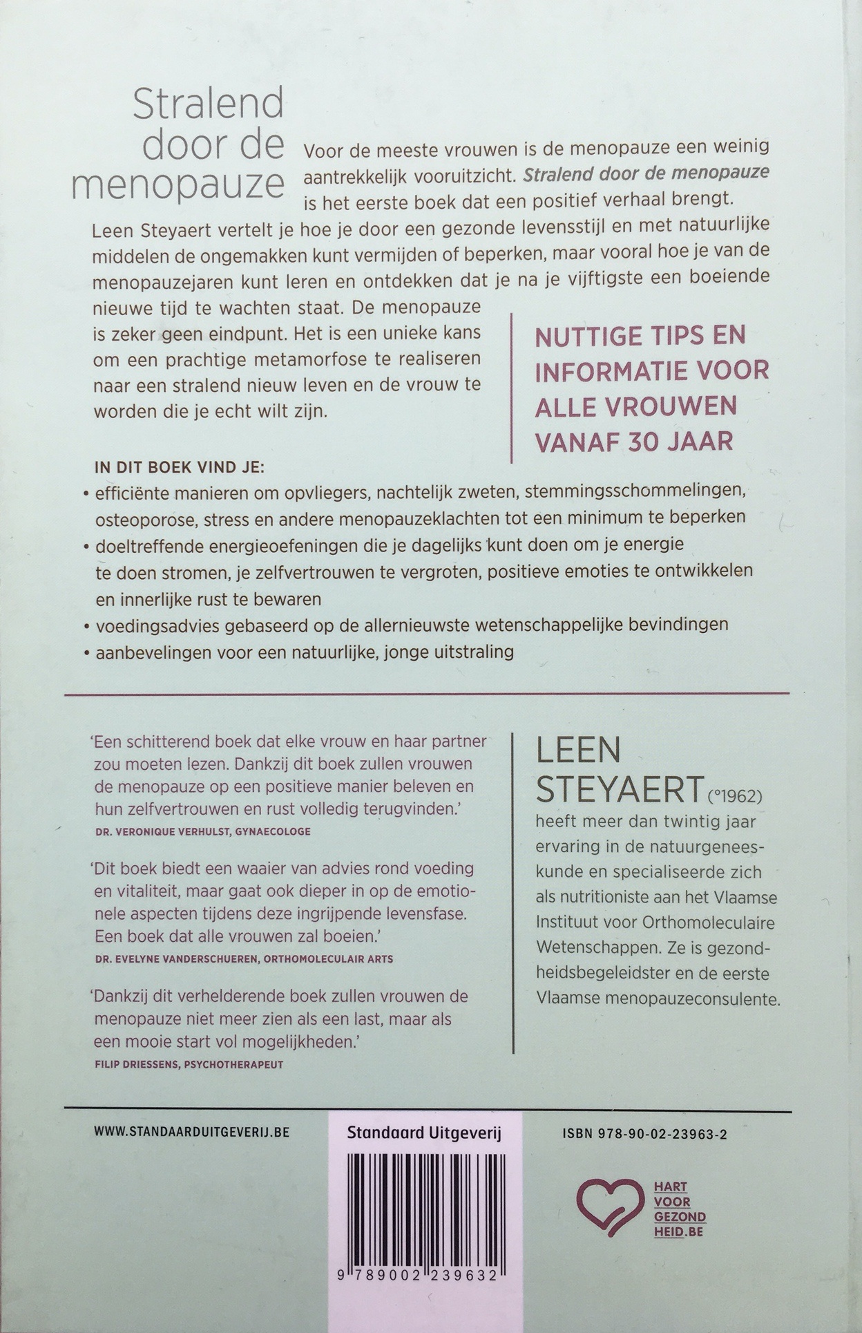 Stralend door de menopauze - Leen Steyaart