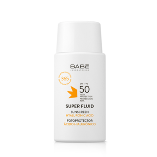 BABÉ LABORATORIOS SUN SUPER FLUID SUNSCREEN HYALURONIC ACID SPF50 (50 ML)