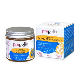 PROPOLIA BEE PRODUCTS VIER SEIZOENEN BALSEM BIO PROPOLIS, LAVENDEL EN ROZEMARIJN (60 ML)