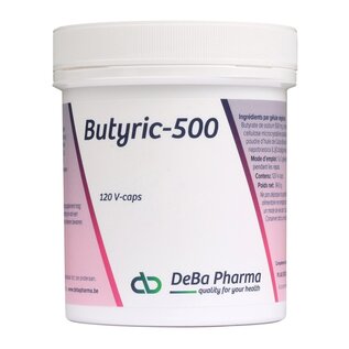 DEBA PHARMA HEALTH PRODUCTS BUTYRIC 500 (120 V-CAPS)