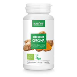 PURASANA NATURAL PROTECTION KURKUMA BIO - CURCUMA LONGA 325 MG (120 V-CAPS)