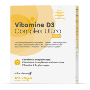 NATURAL ENERGY VITAMINE D COMPLEX ULTRA (120 PERLES)