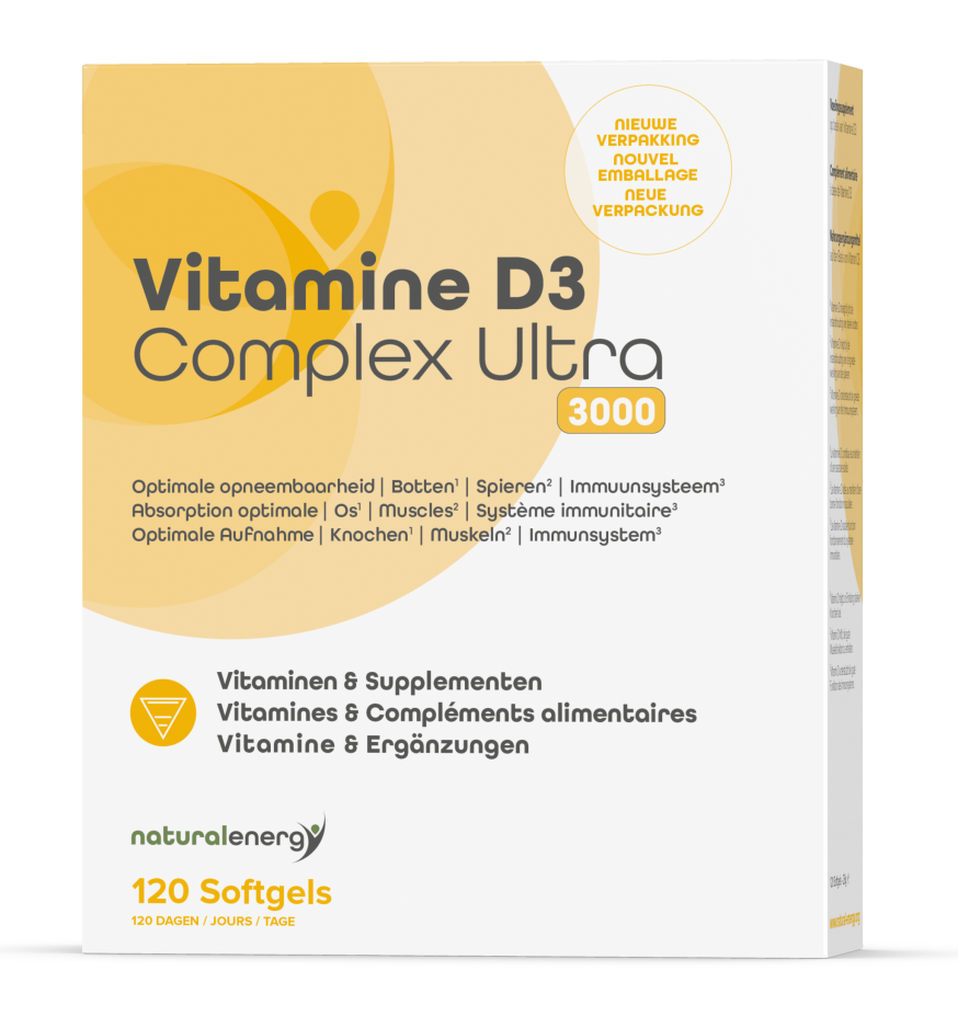 NATURAL ENERGY - CERES VITAMINE D3 COMPLEX ULTRA (120 PARELS)